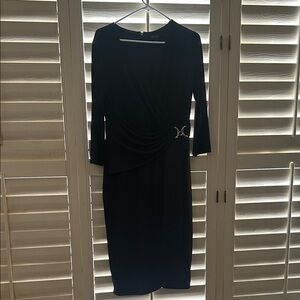 Thalia Sodi Black Long Sleeve Dress